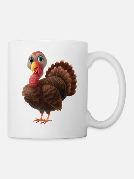 Truthahn - Tasse - Weiß