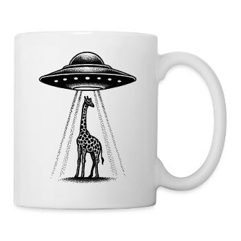 Alien Giraffe - Tasse - Weiß - Rechts