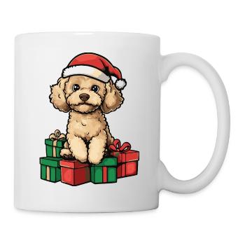 Cadeaux de Noël pour le chien caniche - Mug blanc - blanc - Droite