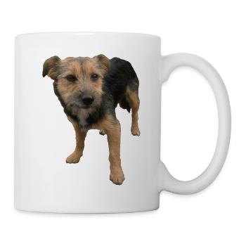 Hund - Tasse - Weiß - Rechts