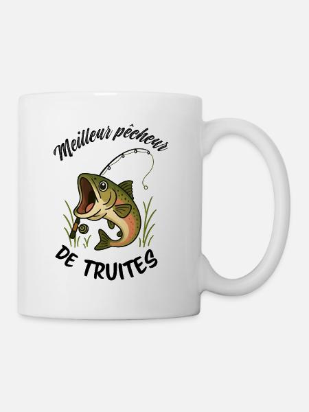 Bester Forellenangler - Tasse - Weiß