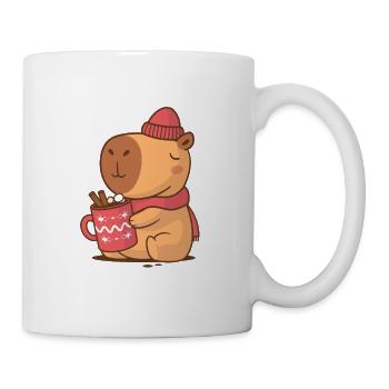 Vacances douillettes à Capybara - Mug blanc - blanc - Droite
