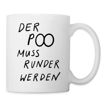 The buttocks must become rounder - Mug - white - Right
