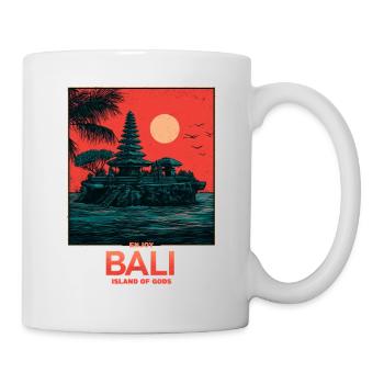 Île des Dieux de Bali - Mug blanc - blanc - Droite