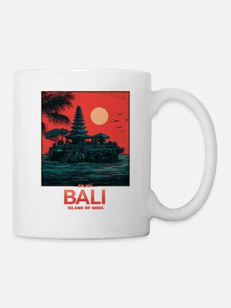 Bali Insel der Götter - Tasse - Weiß