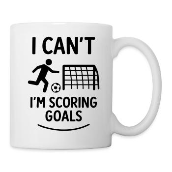 Je ne peux pas – je marque des buts - Mug blanc - blanc - Droite