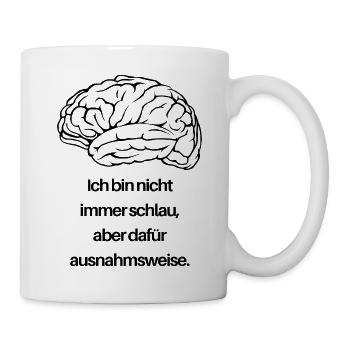 Not smart, but for once - Mug - white - Right