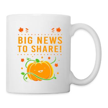 Thanksgiving Gender Reveal Mom-to-be - Mug - white - Right