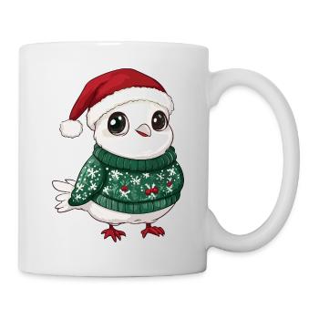 Noël Oiseau Colombe - Mug blanc - blanc - Droite