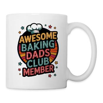 Backhelden Väter Club Mitglied - Tasse - Weiß - Rechts
