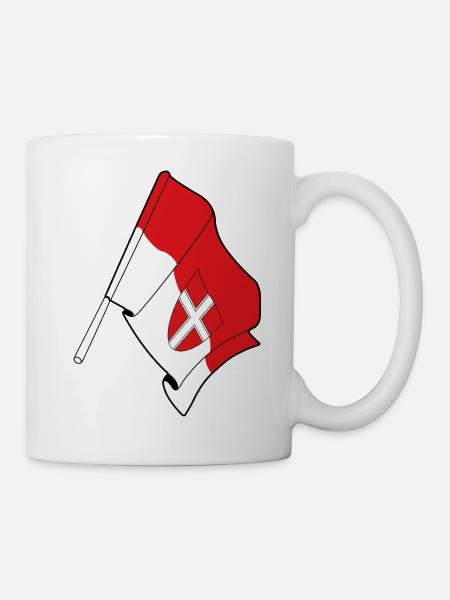 Wiener Länsflagge - Tasse - Weiß