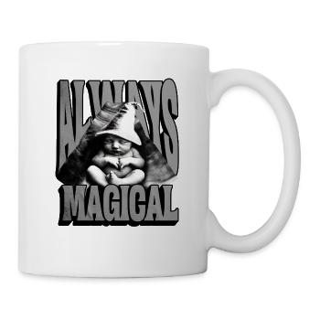 Magisches Zauberer Baby - Tasse - Weiß - Rechts