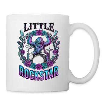 Little Rock Musician Gorilla - Mug - white - Right