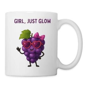 Grappe Glow Mädchen Power - Tasse - Weiß - Rechts