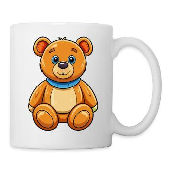 Teddybär - Tasse - Weiß - Rechts