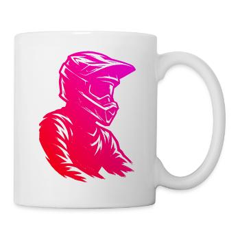 Motocross Liebe zum Anziehen - Tasse - Weiß - Rechts