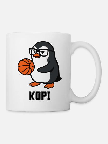 KOPI - Basketball Penguin - Mug - white