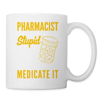Apotheker Pharmazeutisch-technischer - Tasse - Weiß - Rechts