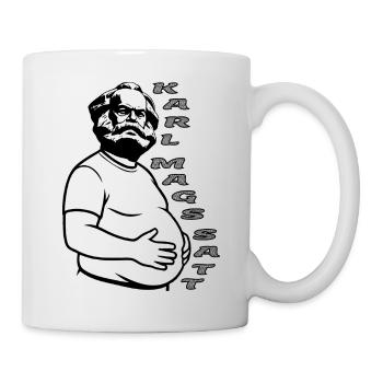 Karl Marx Fun Design Karl Mags Satt - Mug blanc - blanc - Droite