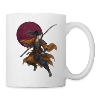 Noble Female Warrior | Onna-bugeisha - Mug - white - Right