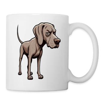 Weimaraner Amoureux Weimaraner Gardien Weimaraner - Mug blanc - blanc - Droite