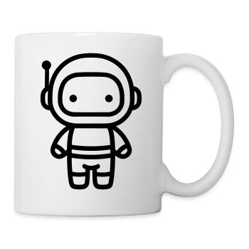 Astronaut - Tasse - Weiß - Rechts