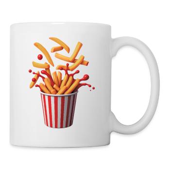 POP FRITES – Bellegique - Tasse - Weiß - Rechts