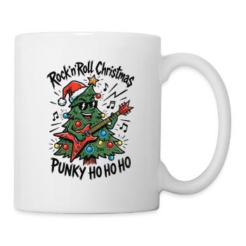 Noël Rock’n’Roll - Mug blanc - blanc - Droite