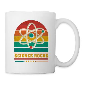 Science in the rainbow atom - Mug - white - Right