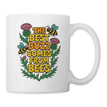 Best Buzz Comes From Bees - Mug - white - Right