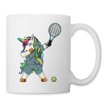 Dab Tennis Licorne Cadeau Mignon Athlète Magique - Mug blanc - blanc - Droite