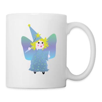 Kleiner Feenzauberer mit den Sternen - Tasse - Weiß - Rechts