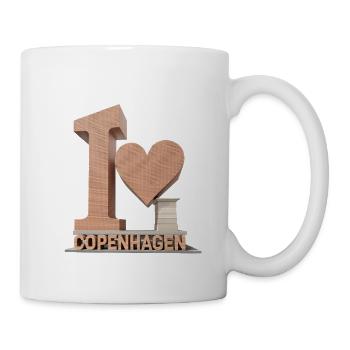 I Love Copenhagen – Architectural City Design - Tasse - Weiß - Rechts