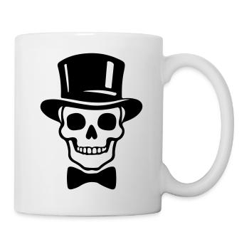 Icône du Crâne du Marié Jga - Mug blanc - blanc - Droite