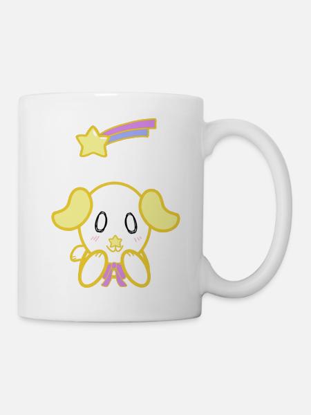 KawaiiDOGGOS - Twinkle "Shooting Star" print - Mug - white