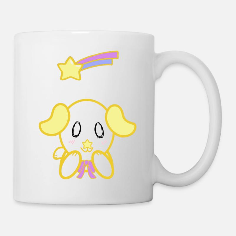 KawaiiDOGGOS - Tirage « Shooting Star » de Twinkle - Mug blanc - blanc
