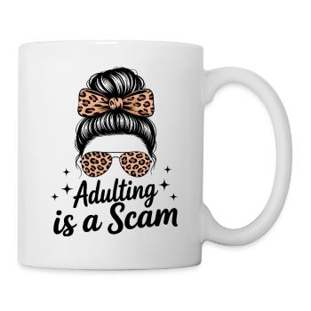 adulting_is_a_scam_png1 - Mug - white - Right
