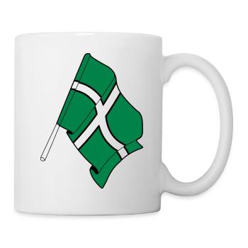 Flag of Devon - Mug - white - Right