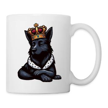 Black German Shepherd German Shepherd Owner - Mug - white - Right