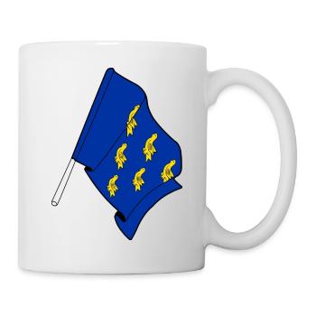 Flag of West Sussex - Mug - white - Right