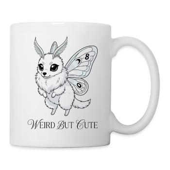 Un papillon étrange mais mignon du 8e anniversaire - Mug blanc - blanc - Droite