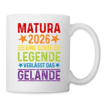Matura 2026: Real legend leaves the site - Mug - white - Right