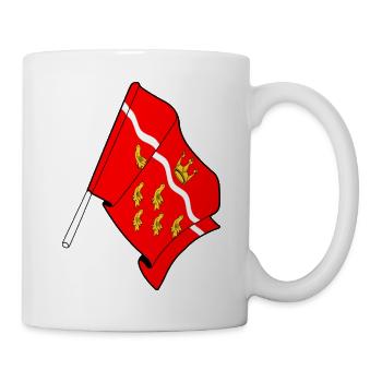 Drapeau de l’East Sussex - Mug blanc - blanc - Droite