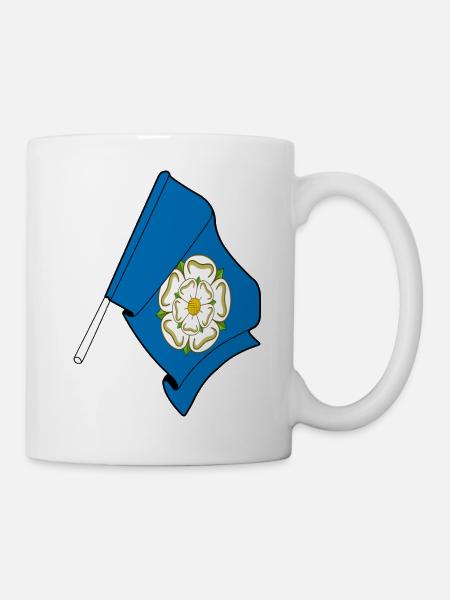 Flagge von Yorkshire - Tasse - Weiß