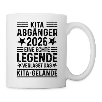 Kita Graduate 2026: Legend leaves Kita grounds - Mug - white - Right