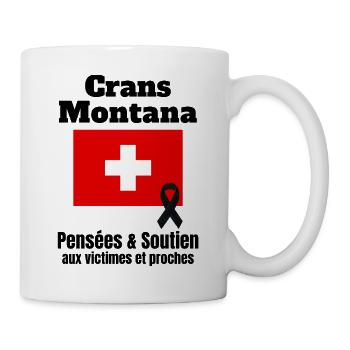 Schweiz, ich bin Schweizerin, Solidarität - Tasse - Weiß - Rechts