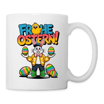 Happy Easter Bunny Color Festival - Mug - white - Right