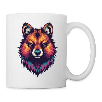 Colored Quokka Portrait - Mug - white - Right