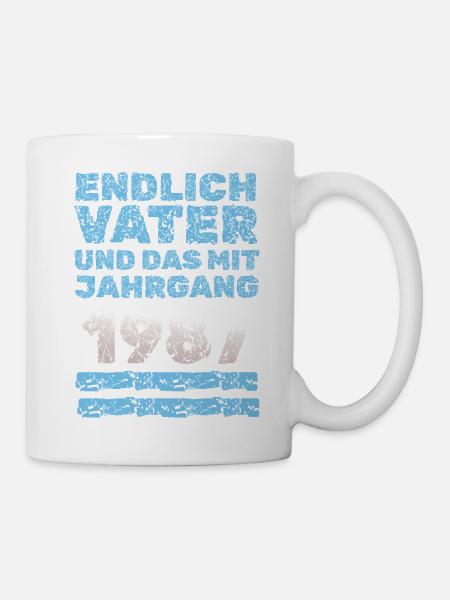 Vater 1987 - Tasse - Weiß