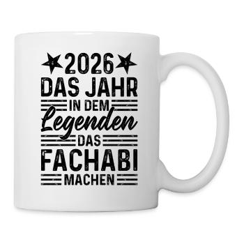 2026 L’année où les légendes obtiennent leur diplôme de fin d’études secondaires - Mug blanc - blanc - Droite